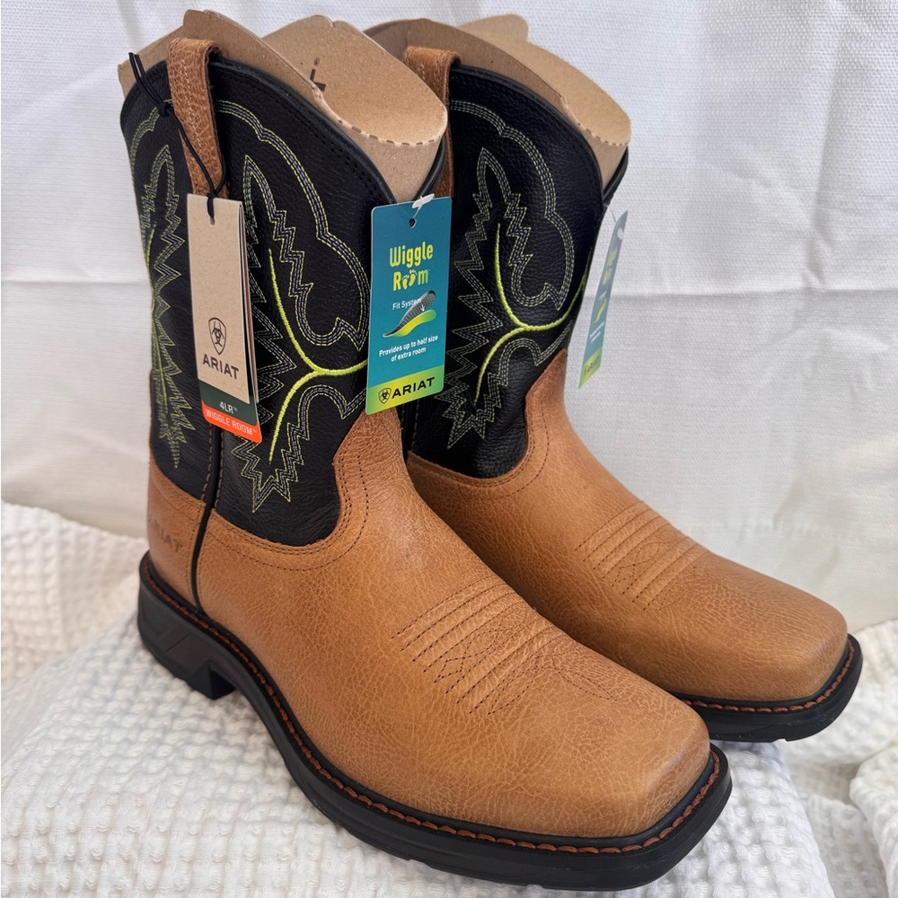 Ariat Kids' Brown and Black Cowboy Boots